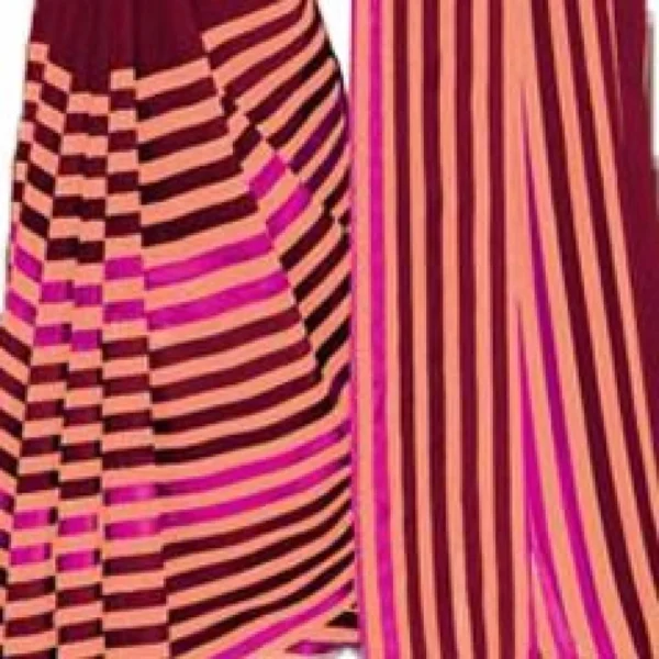 Generic Womens Geogrette Saree with Blouse Digital Printed Saree (Maroon, 6.25 Mtr) - Image 3