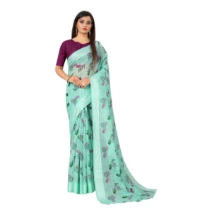 Cotton Saree (Cgreen,5-6Mtrs)