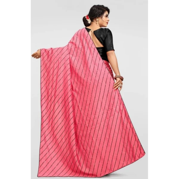 Vichitra Saree with Blouse (Gajari, 5-6 Mtrs) - Image 2